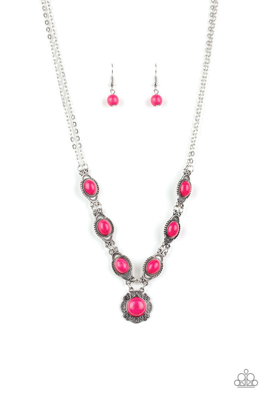 brought✽to✽you✽by✽blingflingbykat✽desert-dreamin-pink-necklace✽paparazzi-accessories