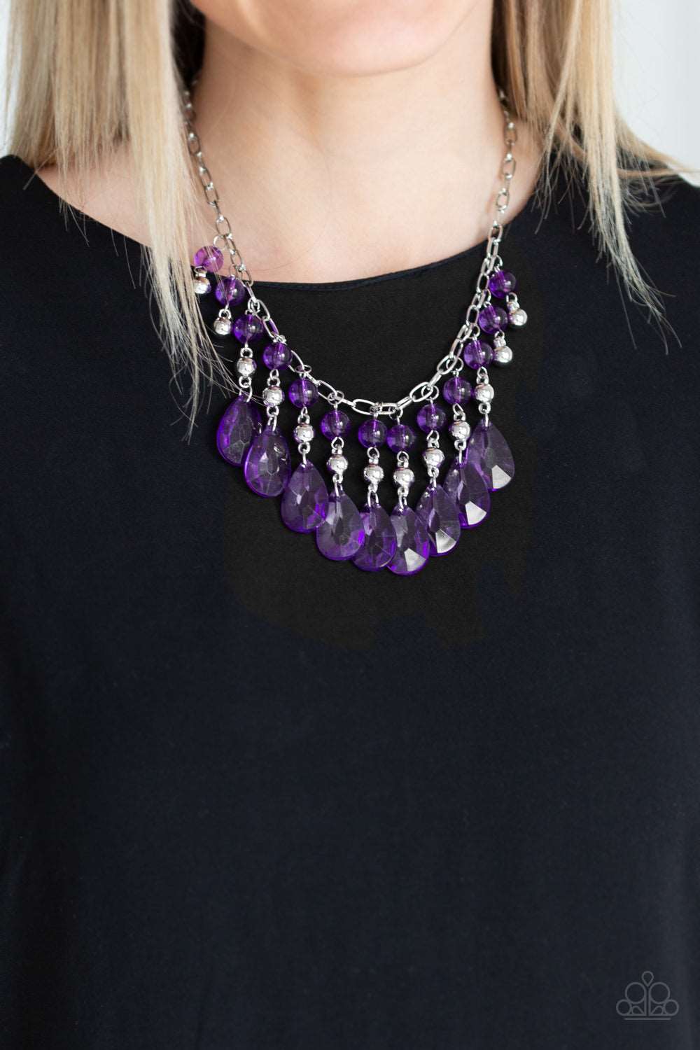 Paparazzi Accessories ✽ Beauty School Drop Out - Purple Necklace✽Flat Rate Ship $4.50✽