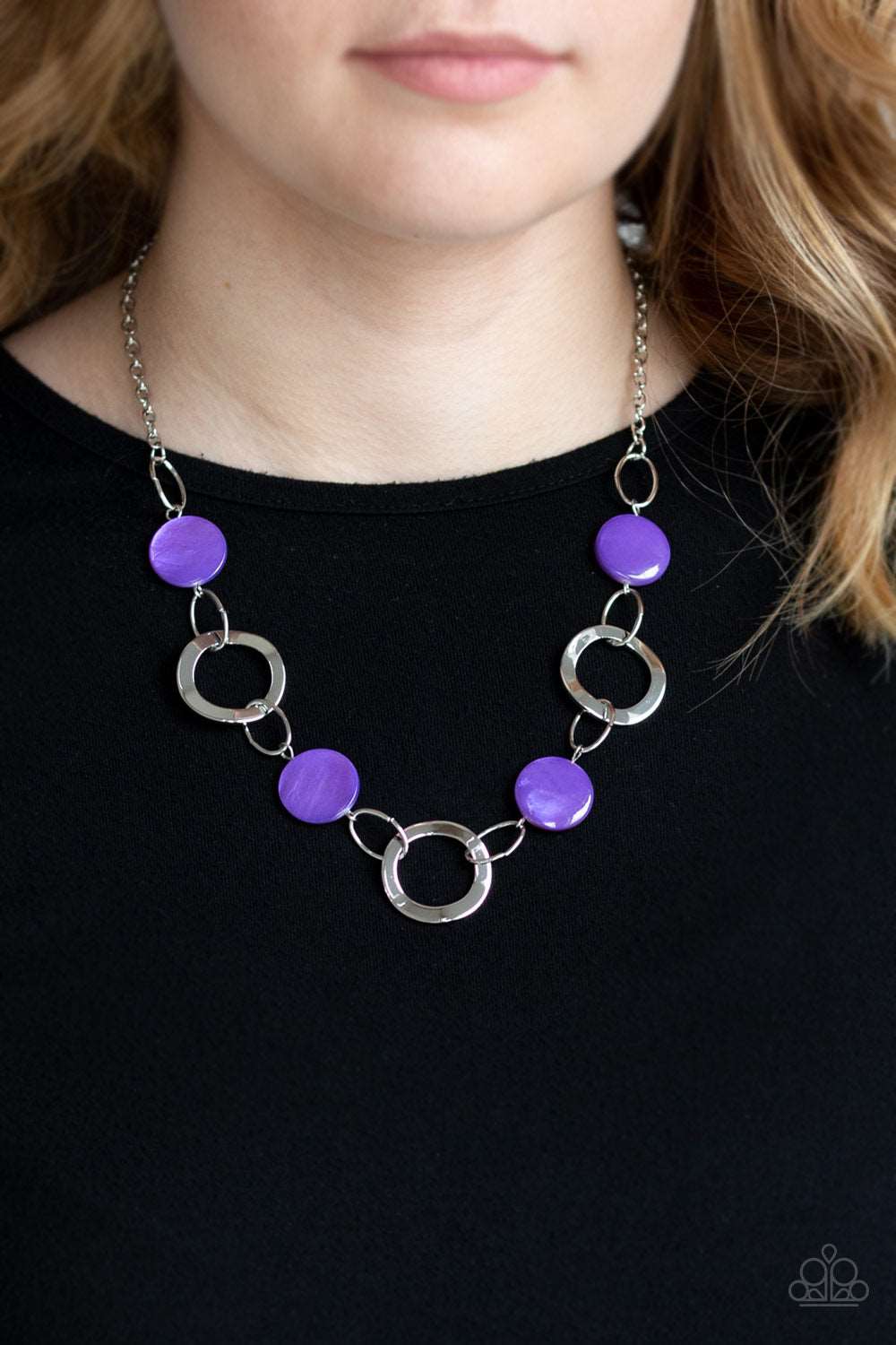 Paparazzi Accessories ✽ Bermuda Bliss - Purple Necklace✽Flat Rate Ship $4.50✽