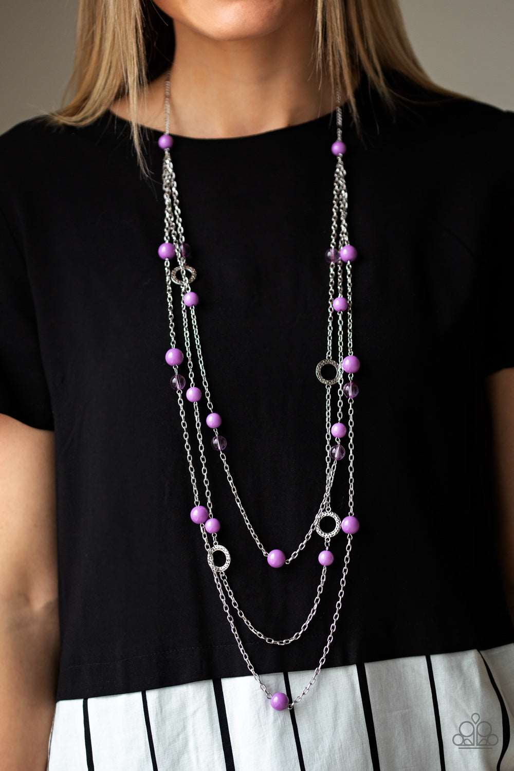 Paparazzi Accessories ✽ Brilliant Bliss - Purple Necklace✽Flat Rate Ship $4.50✽