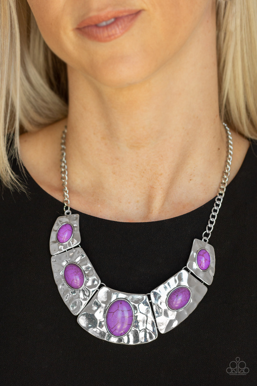 Paparazzi Accessories ✽ RULER In Favor - Purple Necklace✽Flat Rate Ship $4.50✽