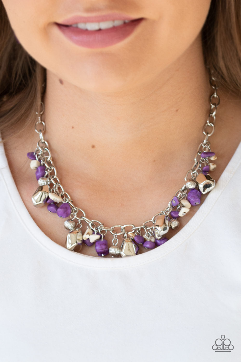 Paparazzi Accessories ✽ Quarry Trail - Purple Necklace✽Flat Rate Ship $4.50✽