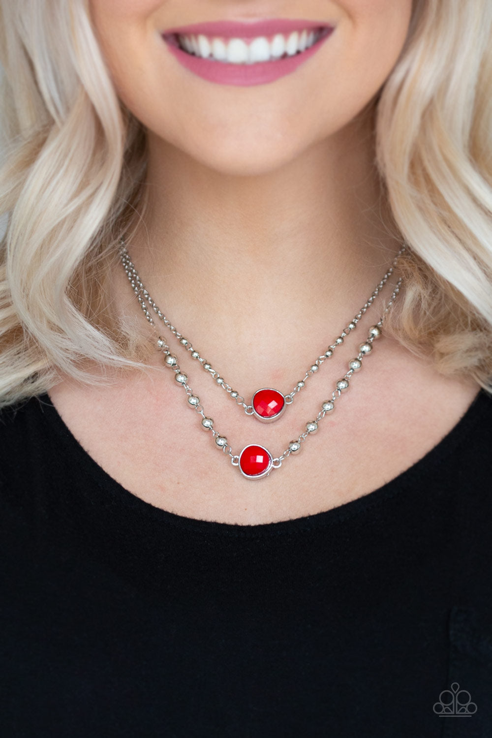 Paparazzi Accessories ✽ Colorfully Charming - Red Necklace✽Flat Rate Ship $4.50✽