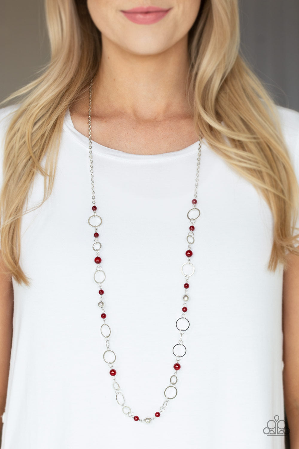 Paparazzi Accessories ✽ Kid In A Candy Shop - Red Necklace✽Flat Rate Ship $4.50✽