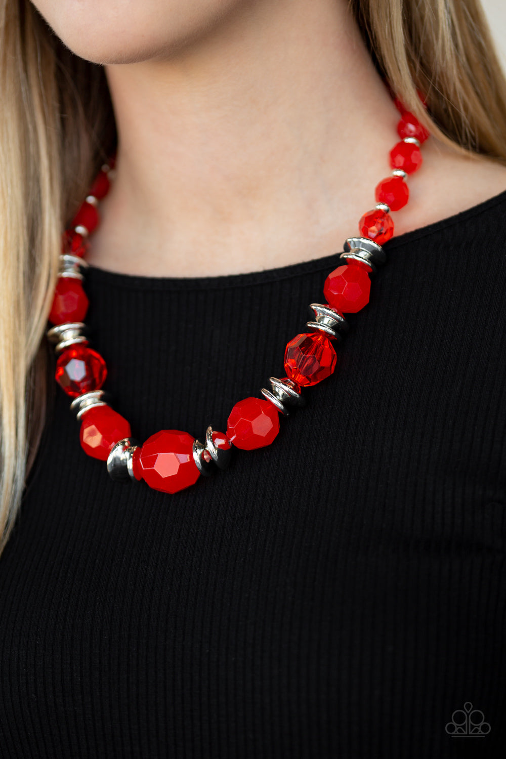 Paparazzi Accessories ✽ Dine and Dash - Red Necklace✽Flat Rate Ship $4.50✽