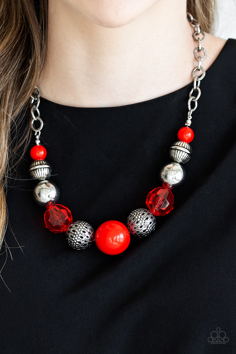 Paparazzi Accessories ✽ Sugar, Sugar - Red Necklace✽Flat Rate Ship $4.50✽