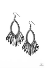 Load image into Gallery viewer, brought✽to✽you✽by✽blingflingbykat✽my-flair-lady-black-earrings✽paparazzi-accessories
