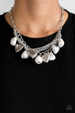 Load image into Gallery viewer, Paparazzi Accessories ✽ Change Of Heart - White Necklace✽Flat Rate Ship $4.50✽
