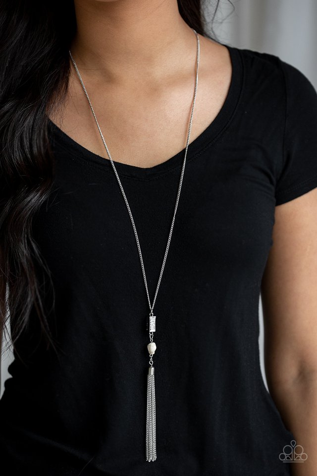 Paparazzi Accessories ✽Wild Horse Wonder - White Necklace✽Flat Rate Ship $4.50✽