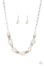 Load image into Gallery viewer, brought-to-you-by-blingflingbykat-stunningly-stone-age-white-necklace-paparazzi-accessories-

