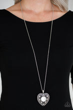Load image into Gallery viewer, Paparazzi Accessories ✽ One Heart - White Necklace✽Flat Rate Ship $4.50✽
