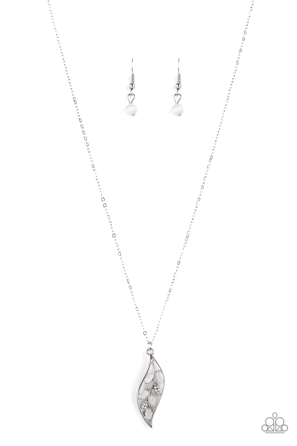 brought✽to✽you✽by✽blingflingbykat✽let-stem-talk-white-necklace✽paparazzi-accessories