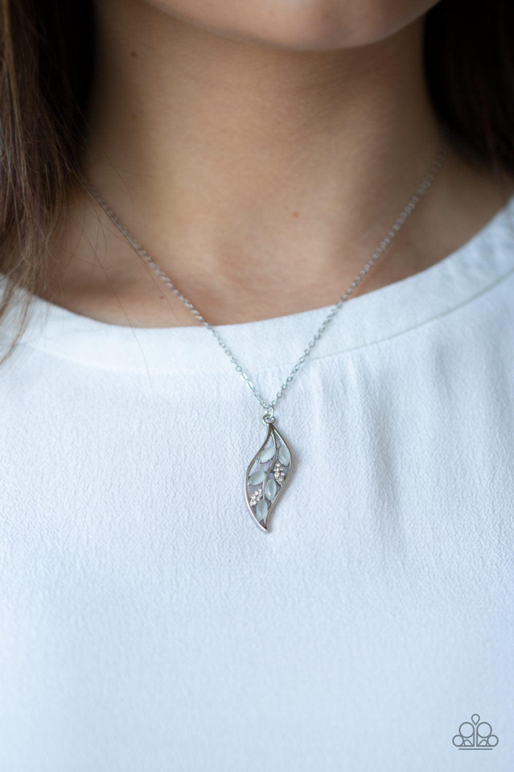 Paparazzi Accessories ✽ Let STEM Talk - White Necklace✽Flat Rate Ship $4.50✽