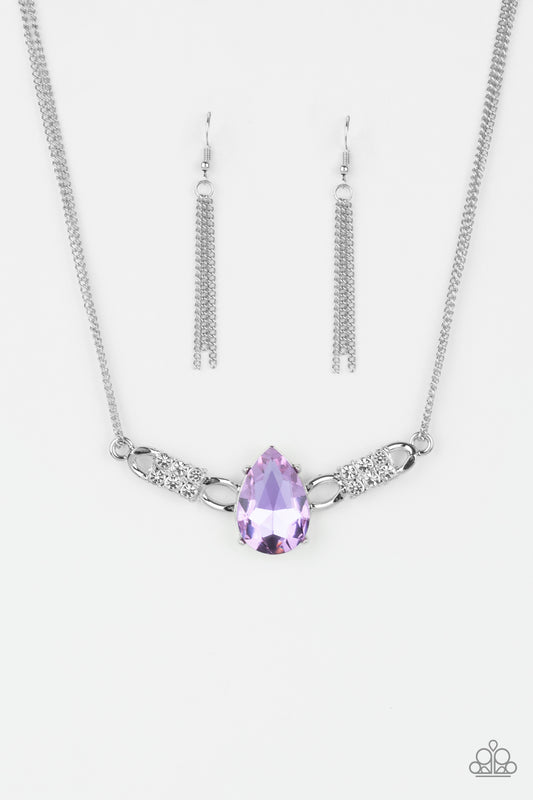 brought✽to✽you✽by✽blingflingbykat✽way-to-make-an-entrance-purple-necklace✽paparazzi-accessories
