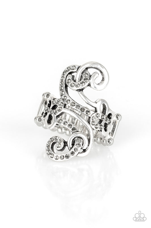 brought✽to✽you✽by✽blingflingbykat✽waltzing-wonders-silver-ring✽paparazzi-accessories