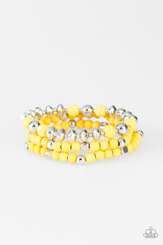 brought✽to✽you✽by✽blingflingbykat✽mountain-artist-yellow-bracelet✽paparazzi-accessories