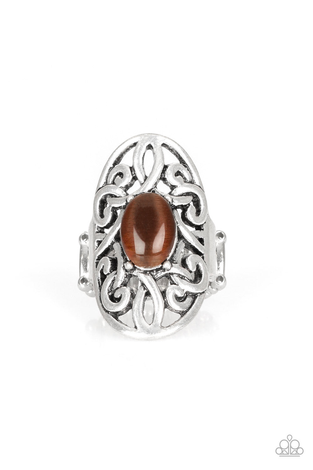 brought✽to✽you✽by✽blingflingbykat✽gleam-big-brown-ring✽paparazzi-accessories