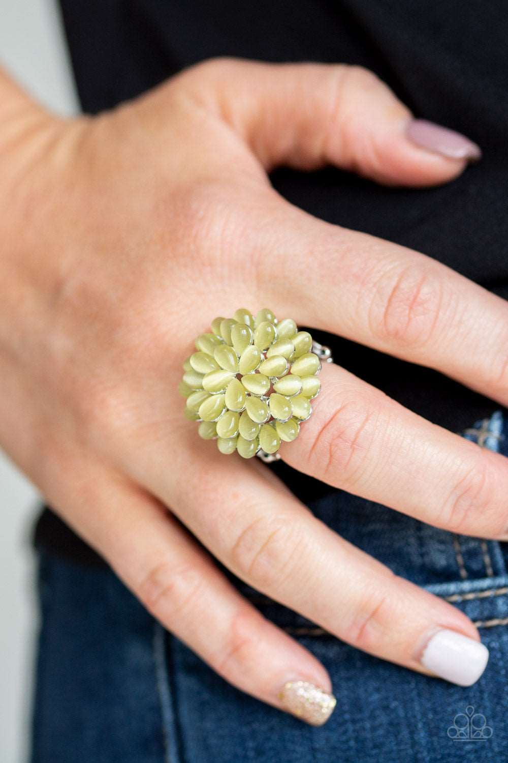 Paparazzi Accessories ✽ Bloomin Bloomer - Yellow Ring✽Flat Rate Ship $4.50✽