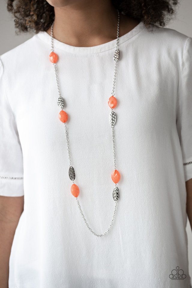 Paparazzi Accessories ❋Beachfront Beauty - Orange Necklace❋ Flat Rate Ship $4.50❋