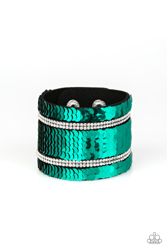 brought✽to✽you✽by✽blingflingbykat✽mermaid-service-green-bracelet✽paparazzi-accessories