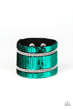 Load image into Gallery viewer, brought✽to✽you✽by✽blingflingbykat✽mermaid-service-green-bracelet✽paparazzi-accessories
