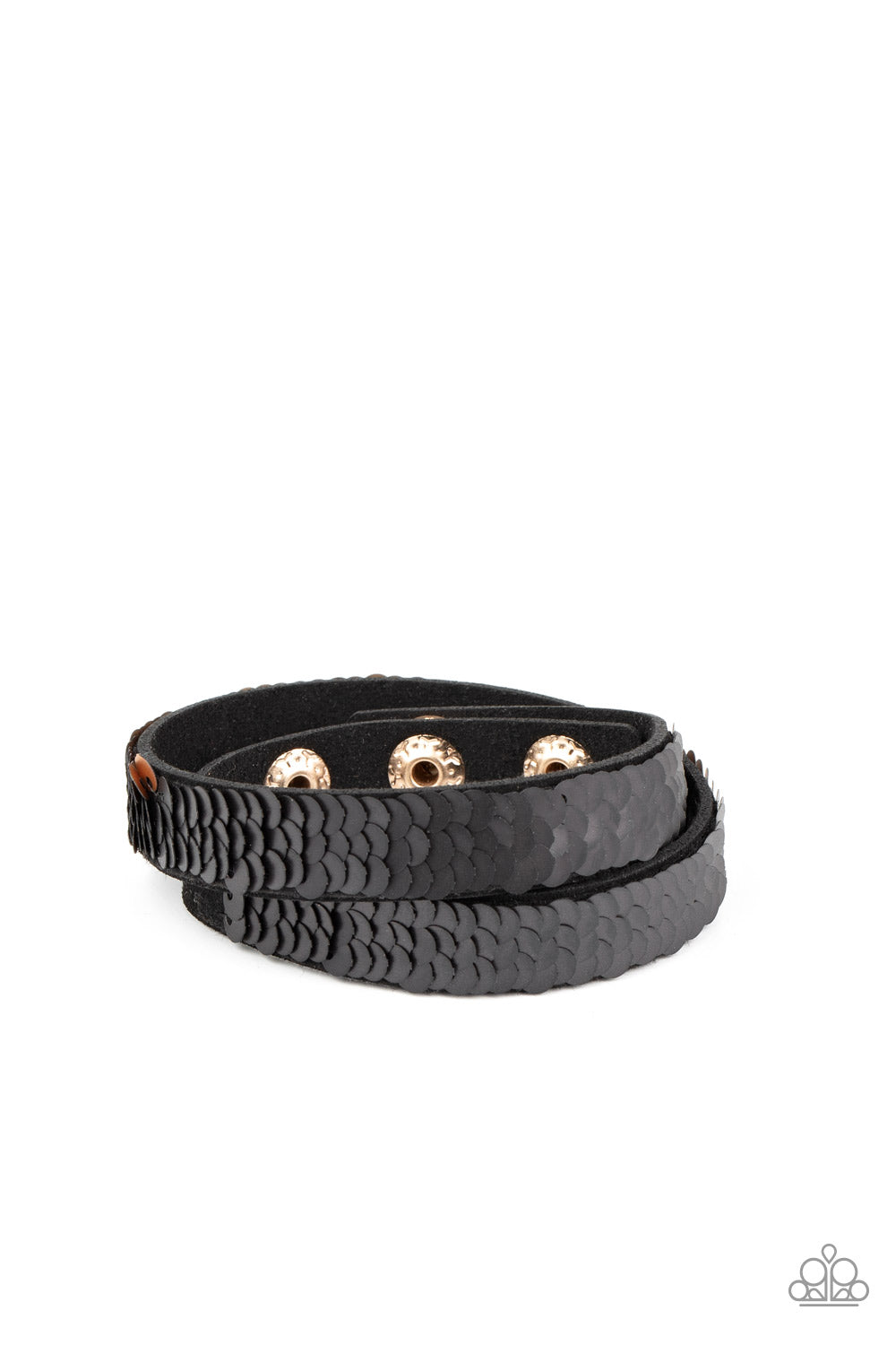 Paparazzi Accessories ✽ Under The SEQUINS - Gold Bracelet✽Flat Rate Ship $4.50✽