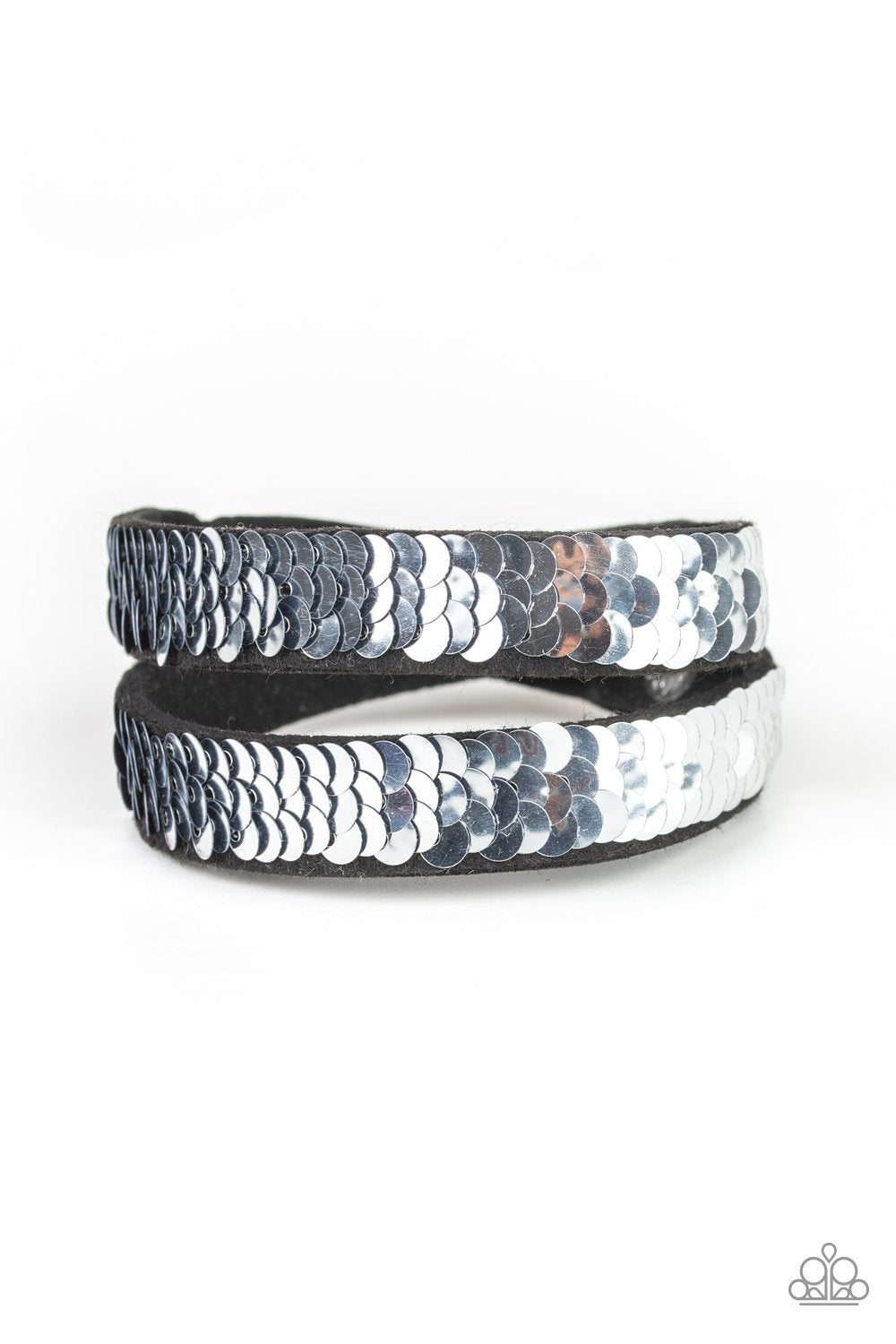 Paparazzi Accessories ✽ Under The SEQUINS - Blue Bracelet✽Flat Rate Ship $4.50✽