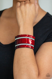 Paparazzi Accessories ✽ MERMAID Service - Red Bracelet✽Flat Rate Ship $4.50✽