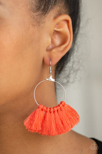 Paparazzi Accessories ✽ Peruvian Princess - Orange Earrings✽Flat Rate Ship $4.50✽