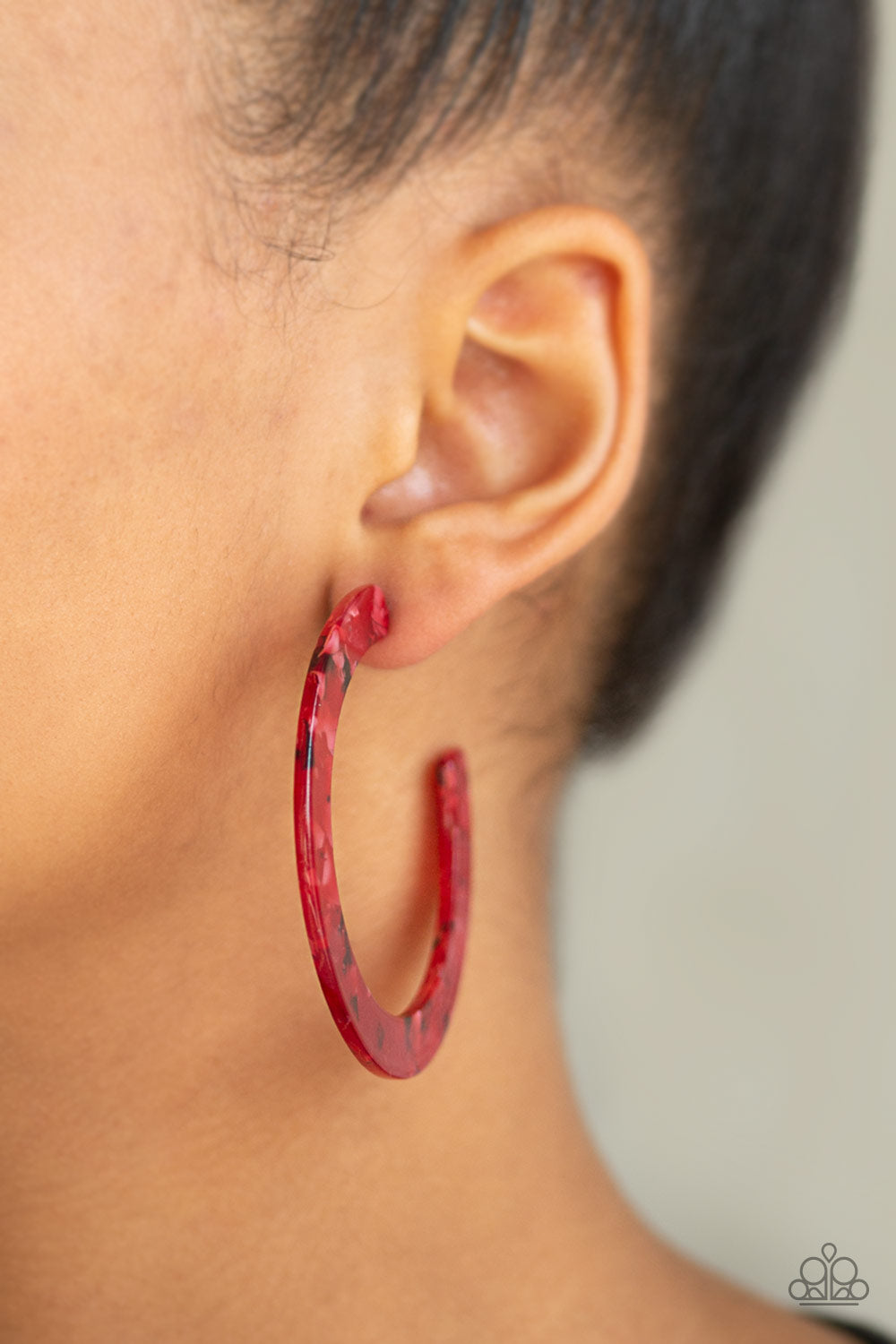 Paparazzi Accessories ✽ HAUTE Tamale - Red Earrings✽Flat Rate Ship $4.50✽