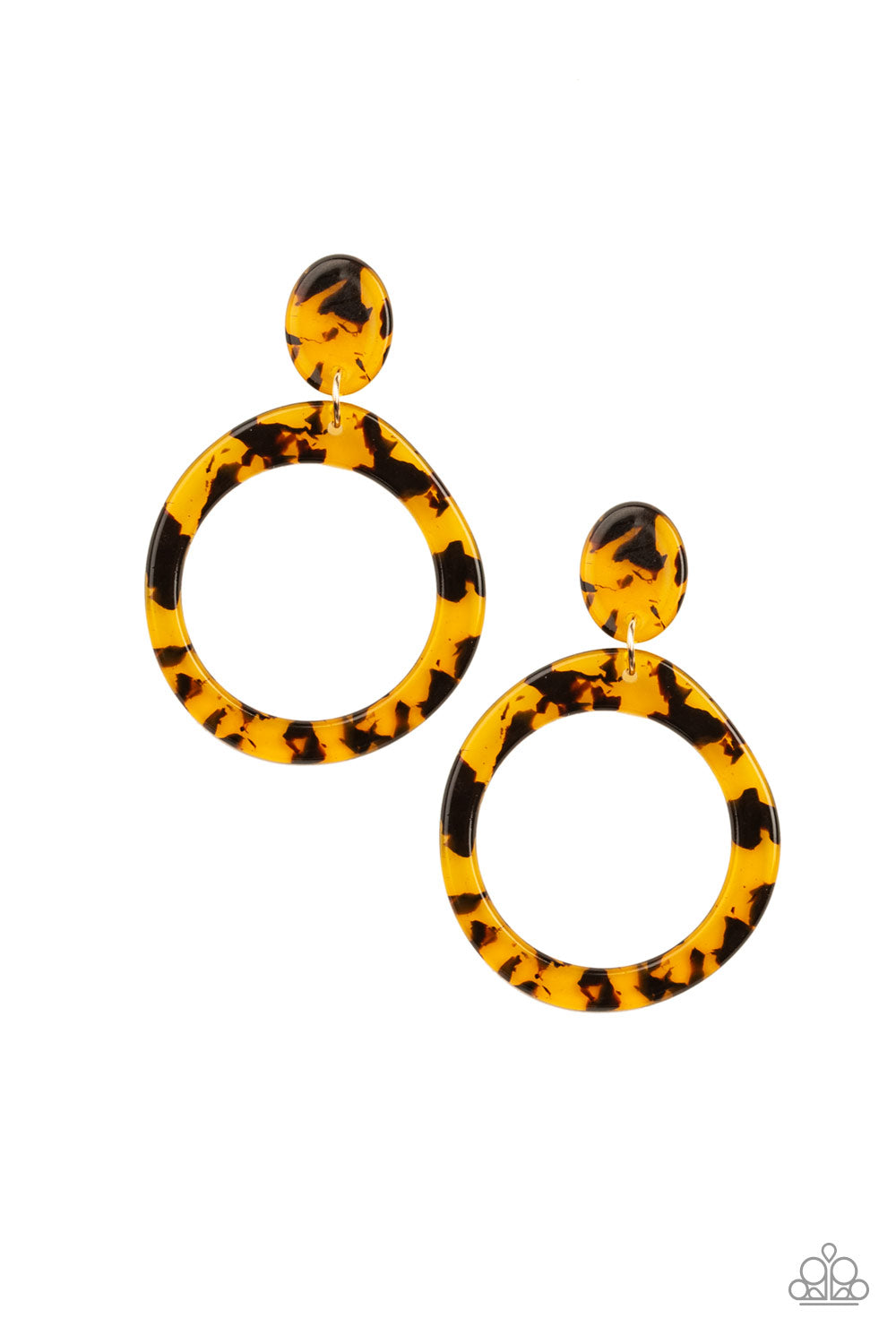 brought✽to✽you✽by✽blingflingbykat✽fish-out-of-water-yellow-post earrings✽paparazzi-accessories