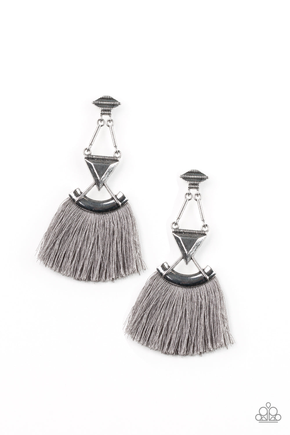 brought✽to✽you✽by✽blingflingbykat✽puma-prowl-silver-post earrings✽paparazzi-accessories