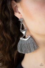 Load image into Gallery viewer, Paparazzi Accessories ✽ Puma Prowl - Silver Post Earrings✽Flat Rate Ship $4.50✽
