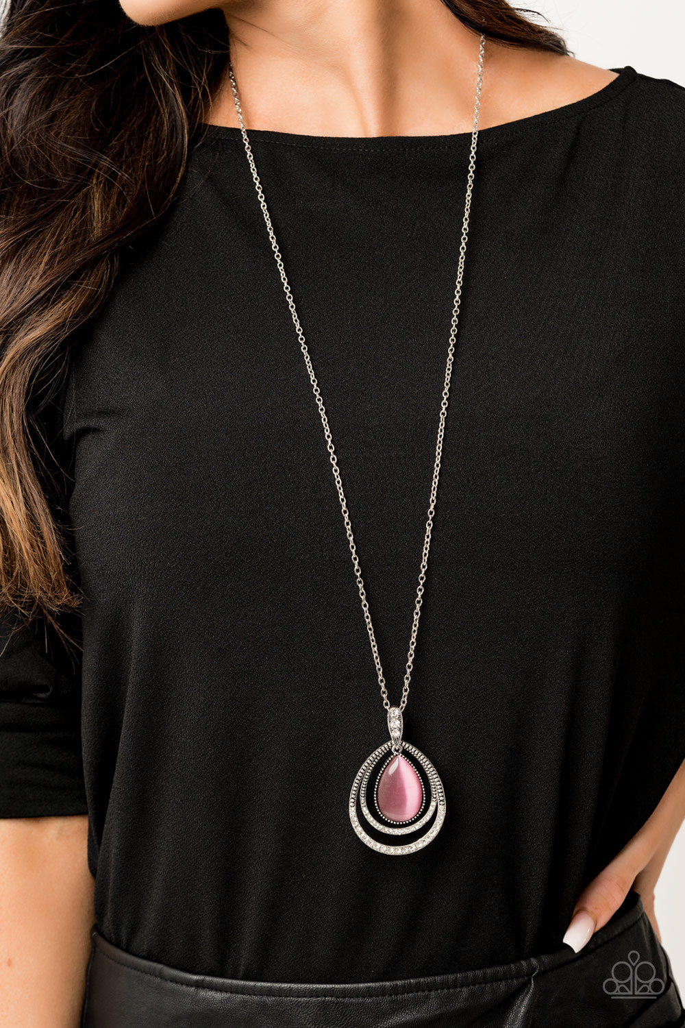Paparazzi Accessories ✽ GLOW and Tell - Pink Necklace✽Flat Rate Ship $4.50✽