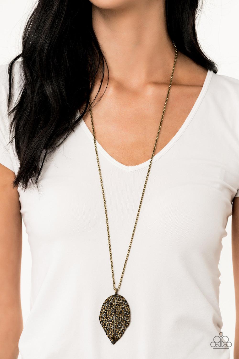 Paparazzi Accessories ✽ Natural Re-LEAF - Brass Necklace✽Flat Rate Ship $4.50✽