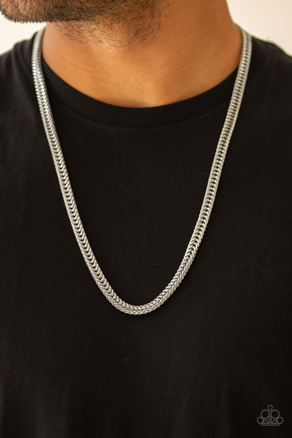 Paparazzi Accessories ✽ Knockout King - Silver Mens Necklace✽Flat Rate Ship $4.50✽ - Blingflingbykat 