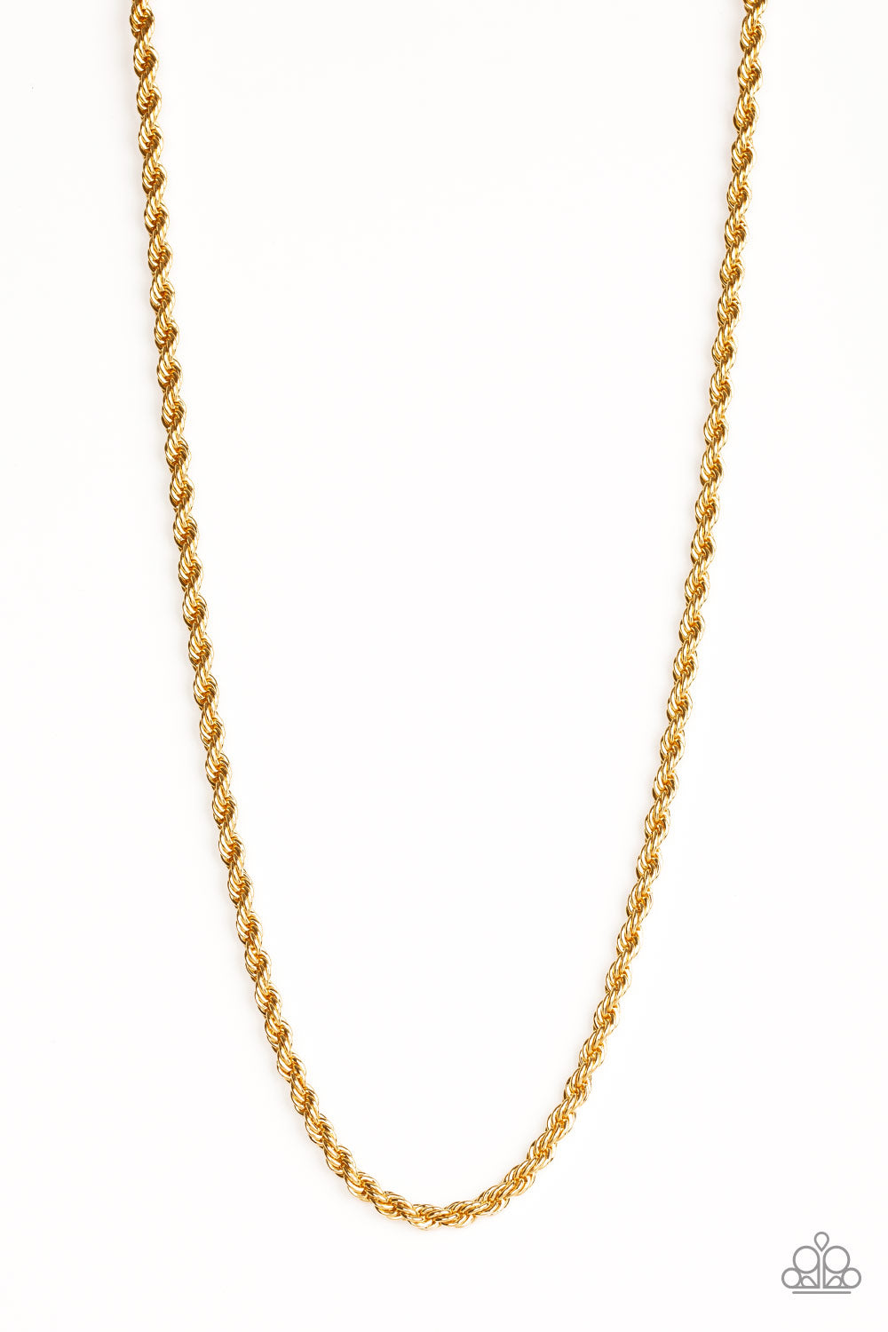 brought✽to✽you✽by✽blingflingbykat✽double-dribble-gold-mens necklace✽paparazzi-accessories