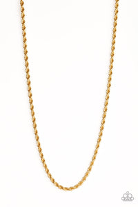 brought✽to✽you✽by✽blingflingbykat✽double-dribble-gold-mens necklace✽paparazzi-accessories