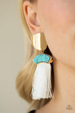 Load image into Gallery viewer, Paparazzi Accessories ✽ Insta Inca - Blue Post Earrings ✽ Flat Rate Ship $4.50?
