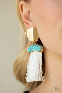 Paparazzi Accessories ✽ Insta Inca - Blue Post Earrings ✽ Flat Rate Ship $4.50?