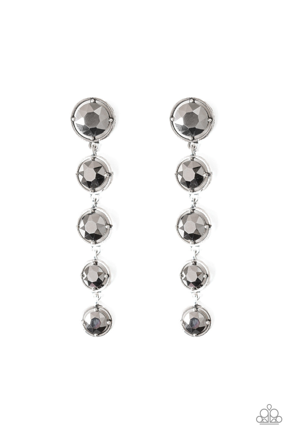 brought✽to✽you✽by✽blingflingbykat✽drippin-in-starlight-silver-post earrings✽paparazzi-accessories