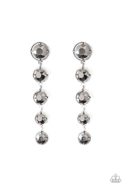 brought✽to✽you✽by✽blingflingbykat✽drippin-in-starlight-silver-post earrings✽paparazzi-accessories