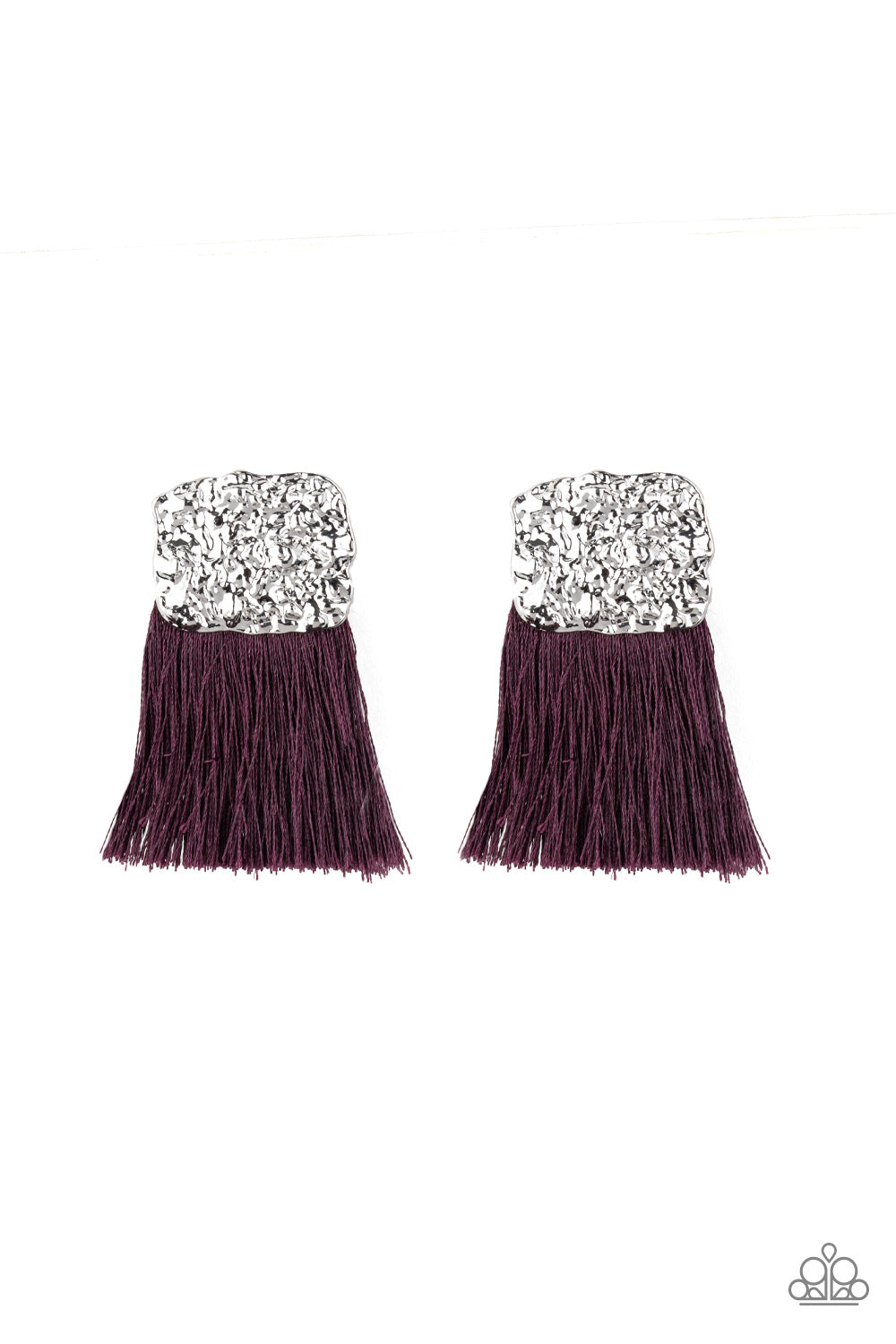 brought✽to✽you✽by✽blingflingbykat✽plume-bloom-purple-post earrings✽paparazzi-accessories