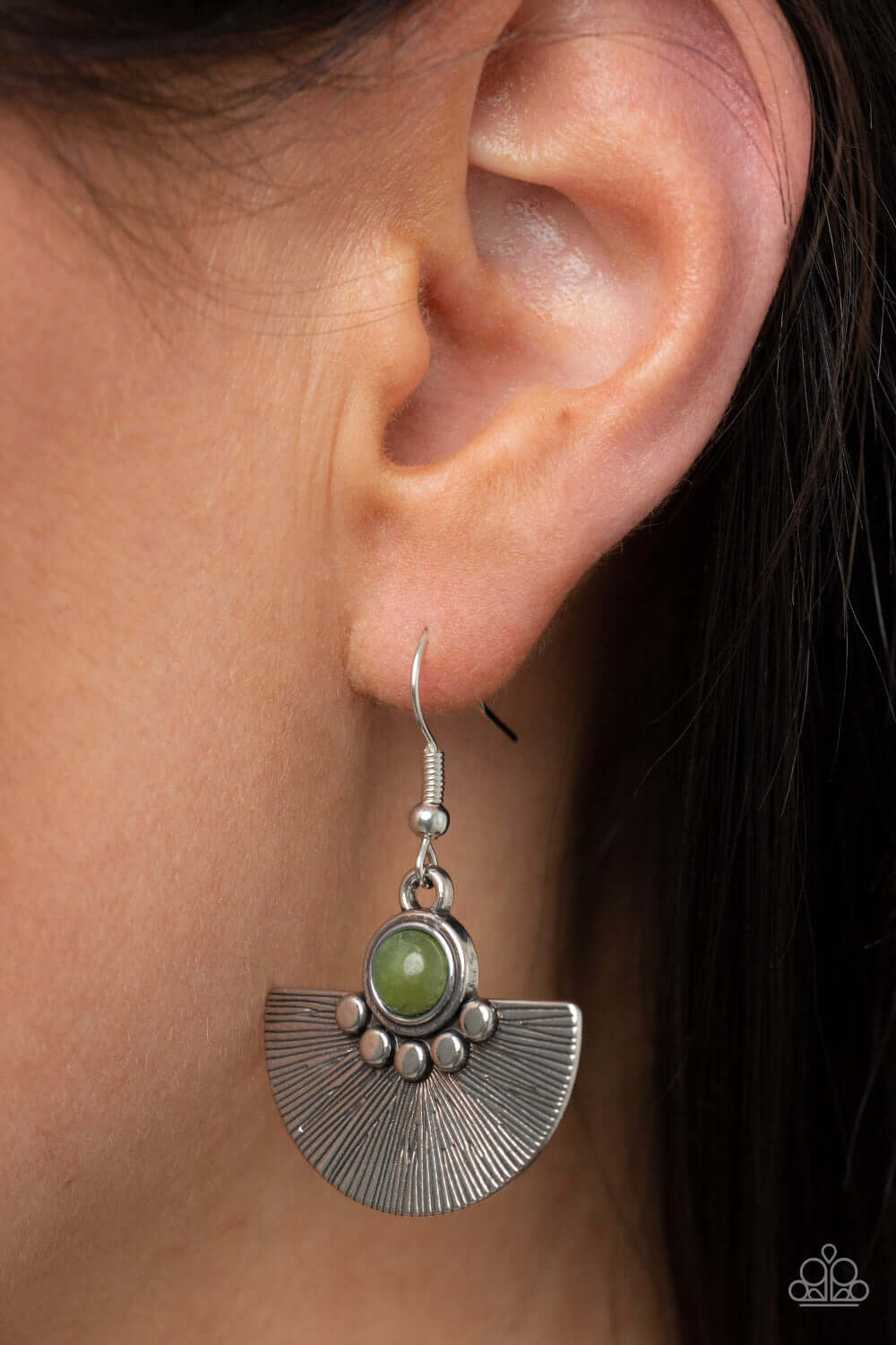 Paparazzi Accessories ❋Manifesting Magic - Green Earrings❋ Flat Rate Ship $4.50❋ - Image #2
