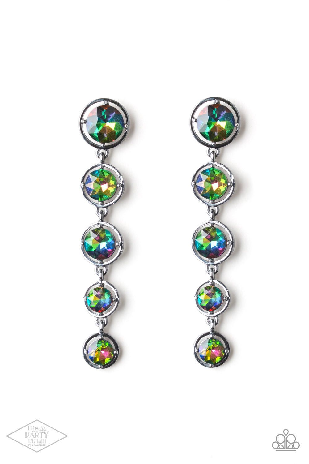 brought✽to✽you✽by✽blingflingbykat✽drippin-in-starlight-multi-post earrings✽paparazzi-accessories