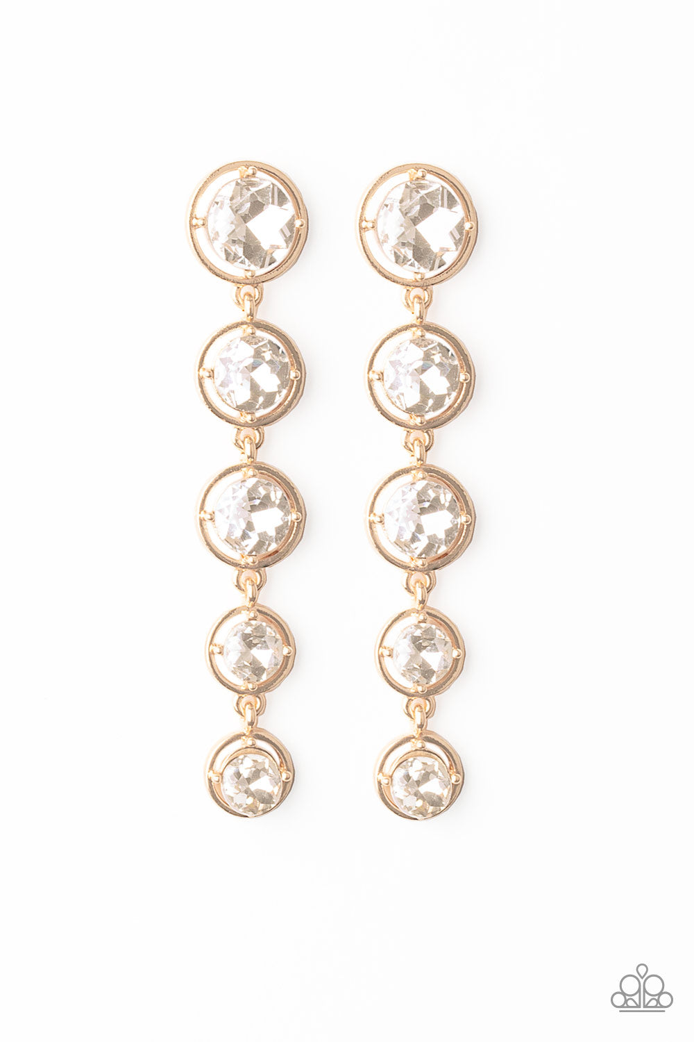 brought✽to✽you✽by✽blingflingbykat✽drippin-in-starlight-gold-post earrings✽paparazzi-accessories