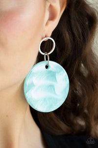 Paparazzi Accessories ✽ Beach Bliss - Blue Post Earrings✽Flat Rate Ship $4.50✽