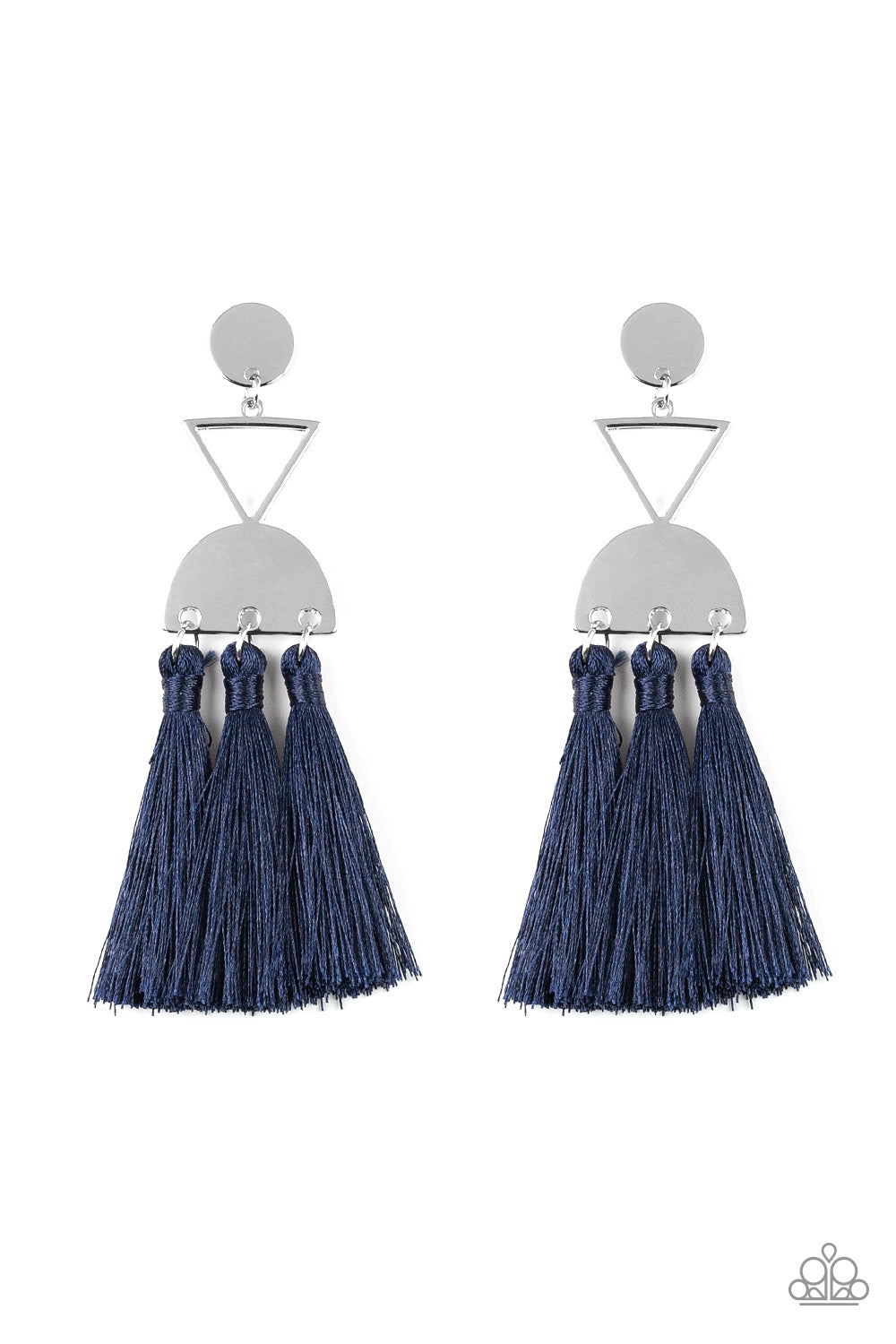 brought✽to✽you✽by✽blingflingbykat✽tassel-trippin-blue-post earrings✽paparazzi-accessories