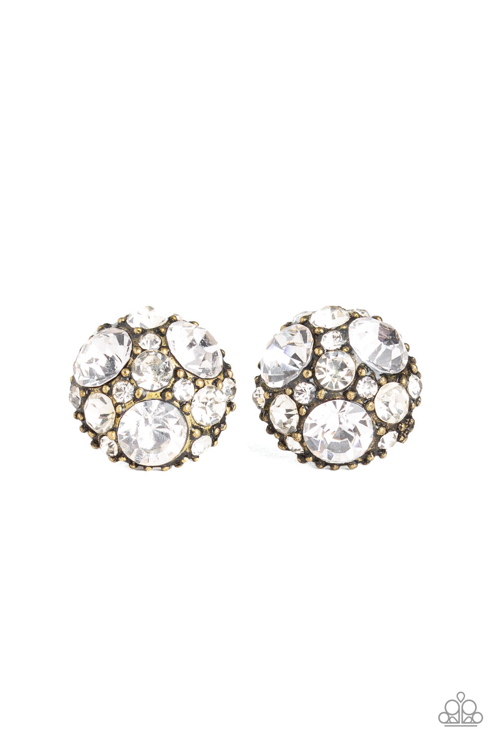 brought✽to✽you✽by✽blingflingbykat✽diamond-daze-brass-post earrings✽paparazzi-accessories