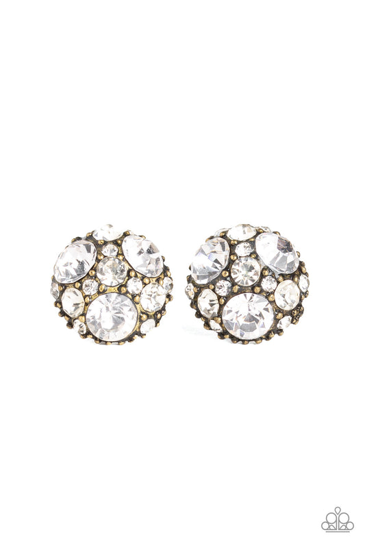 brought✽to✽you✽by✽blingflingbykat✽diamond-daze-brass-post earrings✽paparazzi-accessories